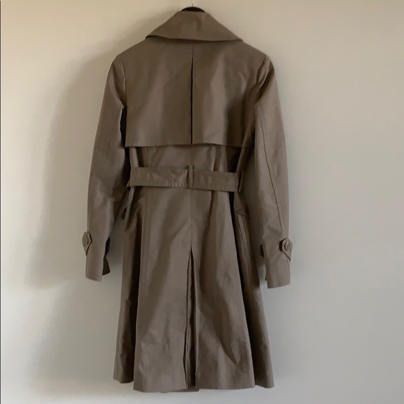 Kenneth Cole Classic Trench Coat Khaki Small - Picture 9 of 10
